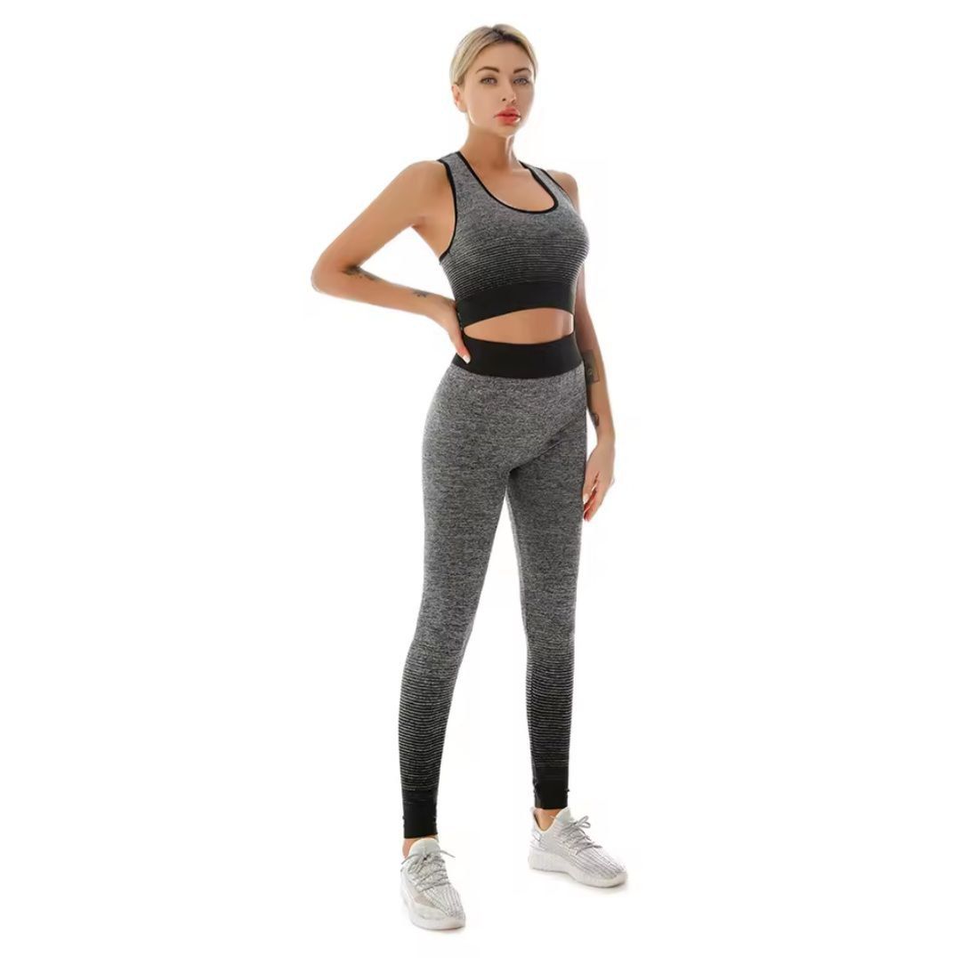 Ensemble Sport Femme – Haut & Legging (Course & Yoga)