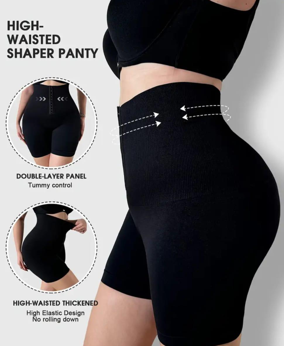 Short Minceur Taille Haute – Effet Ventre Plat & Fessier Galbé