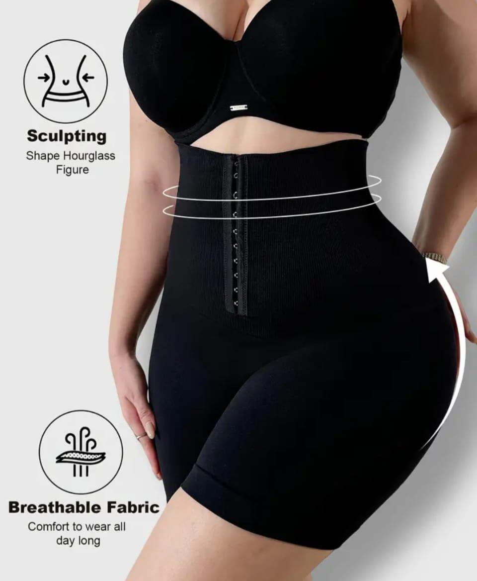 Short Minceur Taille Haute – Effet Ventre Plat & Fessier Galbé