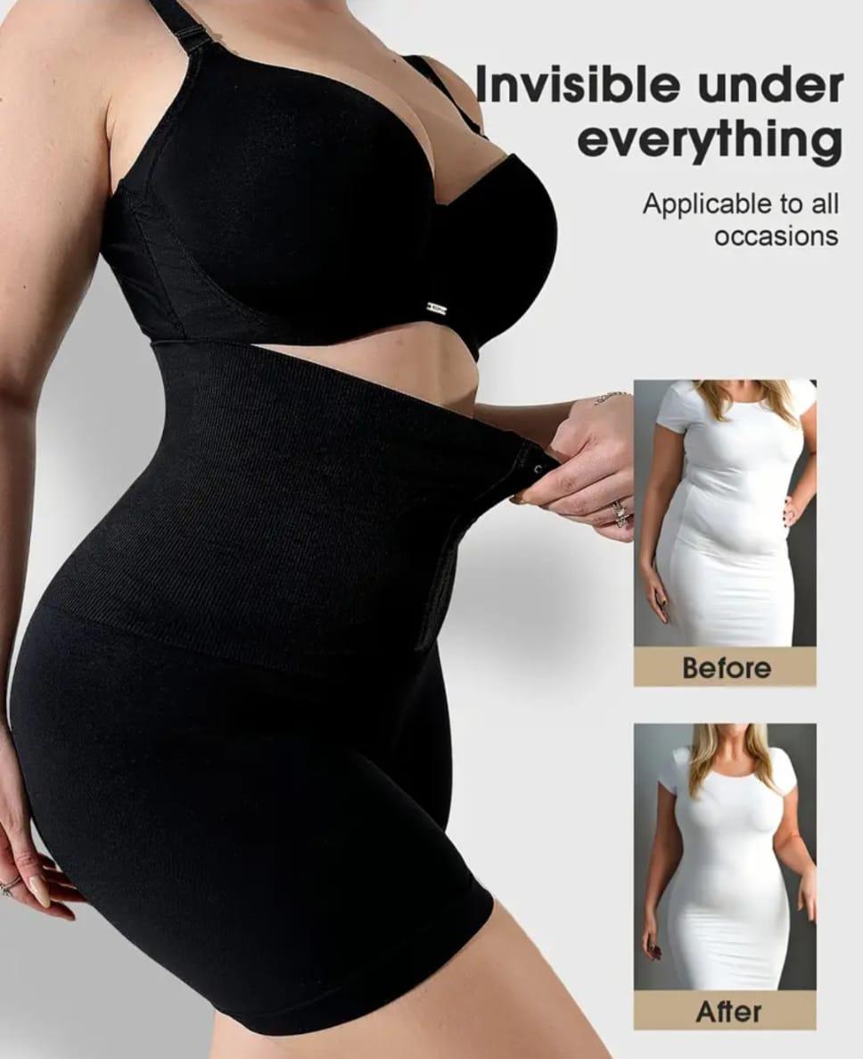 Short Minceur Taille Haute – Effet Ventre Plat & Fessier Galbé