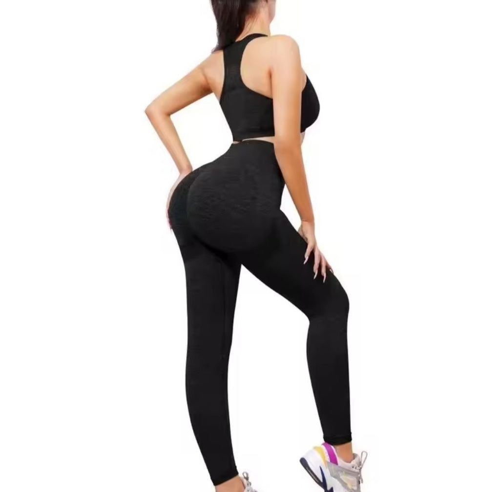 Ensemble Sport Femme – Haut & Legging (Course & Yoga)